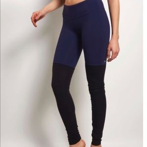 ALOYOGA HIGH WAIST GODDESS LEGGING-NAVY/BLACK